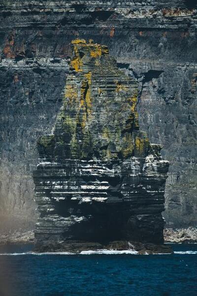 sea stack at Cliffs of Moher